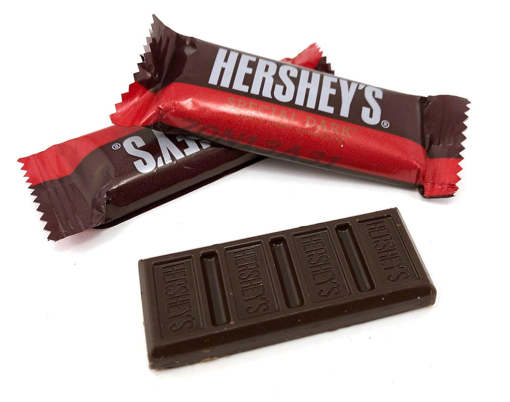 HERSHEY'S SPECIAL DARK Chocolate Candy Bars, Snack Size - 0.45 Ounces, Bulk Pack