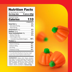 Halloween Candy Bulk | 2 Pound Bag | Mellowcreme Pumpkin Candy - Crazy Outlet Candy Store