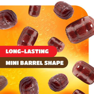Root Beer Barrels Hard Candy | 2 Pound Bulk Bag | Individually Wrapped Old Fashioned Candy with Classic Root Beer Flavor - Crazy Outlet Candy Store
