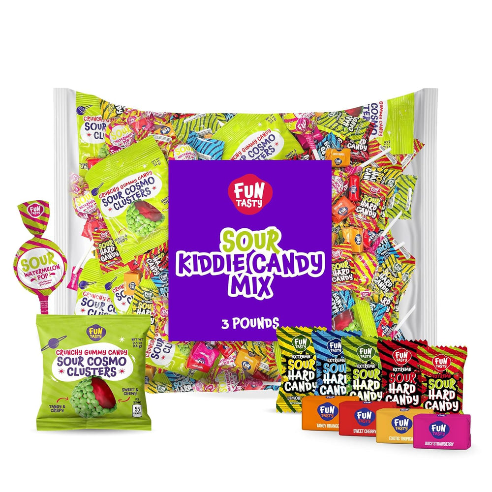 Sour Kiddie Candy Mix - 3-Pound Variety Pack