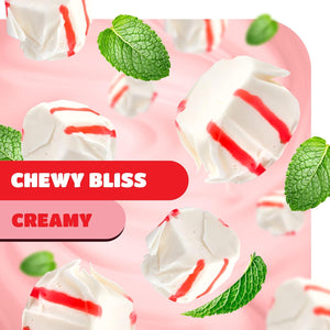 Salt Water Taffy Candy | 1 Pound | Soft Peppermint Candy | Old Fashioned Peppermint Taffy Individually Wrapped - Crazy Outlet Candy Store