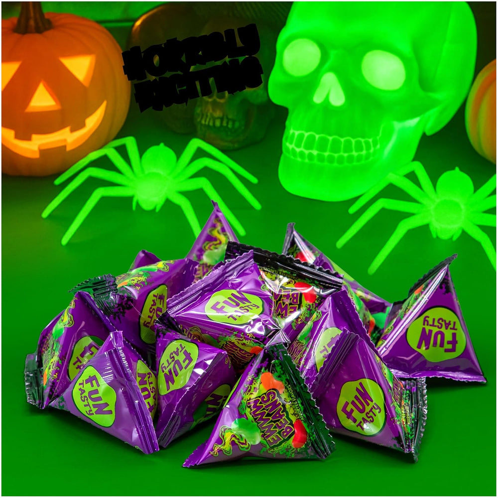 Ewww Beans Gross Jelly Beans - 60 Count Bag (12 Oz) - Weird Candy - Nasty Flavors - Halloween Candy Individually Wrapped - Prank Candies for Challenge Party Games by Funtasty