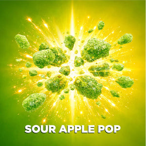 St. Patrick's Day Sour Popping Rock Candy - 40 Count Bag - Green