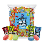 Funtasty Extreme Sour Hard Candy Mix - Strawberry, Blue Raspberry, Black Cherry, Lemon, Green Apple (300 Count) 2-Pound Pack