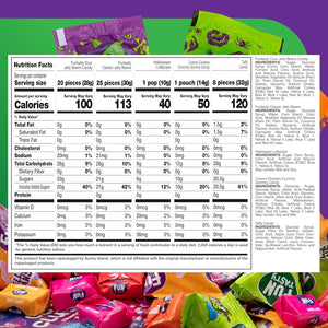 Halloween Candy Bulk 3-Pound Bag - Party Mix | Trick or Treat Candy Variety Pack - Individually Wrapped Candies for Goody Bags - Crazy Outlet Candy Store
