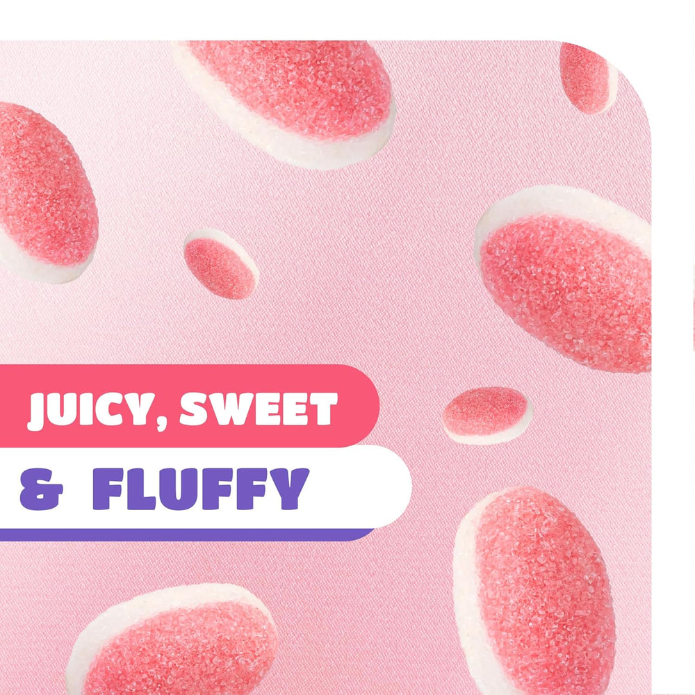 Strawberry Puffy Gummy Candy | 2 Pound Pack | Pink Cloud Candy for Baby Showers and Party Favors - Crazy Outlet Candy Store