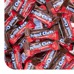 Goldenberg's Peanut Chews Original Dark Chocolate Candy | 2 Pound Pack | Individually Wrapped, Fun Size - Crazy Outlet Candy Store