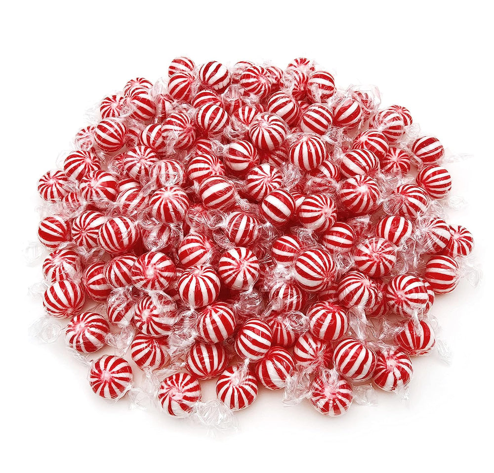 Jumbo Mint Balls Peppermint Hard Candy - Crazy Outlet Candy Store