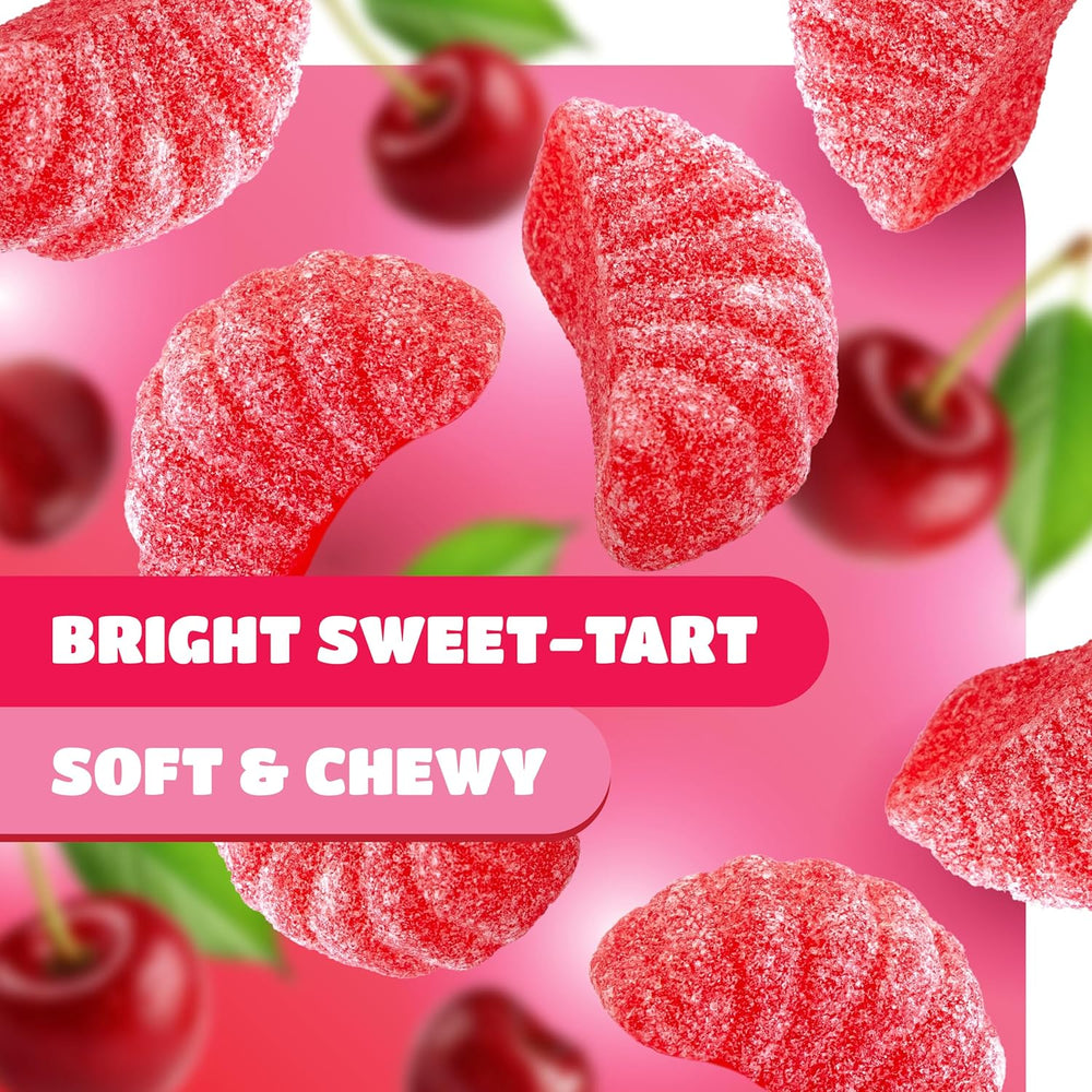 Cherry Slices | 2 Pound Bulk Pack | Jelly Candy - Old-Fashioned Sweets - Crazy Outlet Candy Store