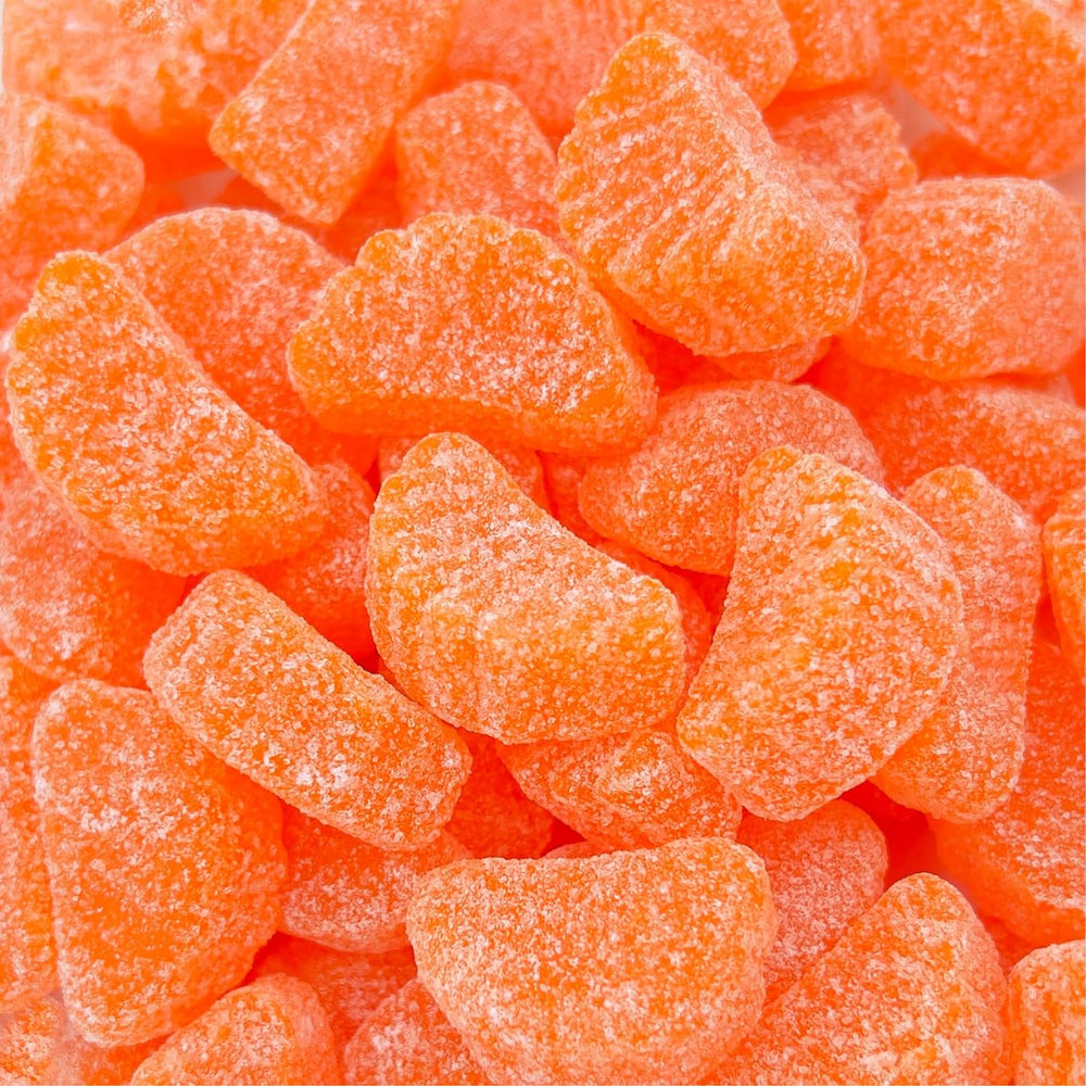 Bulk Orange Jelly Slices Candy – 22 lb Case | 96 Cases per Pallet | Wholesale Starch Gummy Candy