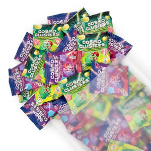 Halloween Crunchy Gummy Candy Mix | 0.5 Ounce Pouch (24 Count) | Sour Fruit and Berry Chewy Star Candy - Crazy Outlet Candy Store