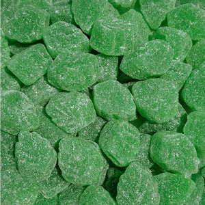 Spearmint Leaves Jelly Candy | 2 Pound Bulk Bag | Classic Spearmint Candy - Crazy Outlet Candy Store