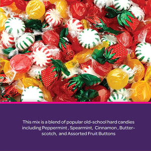 Old School Party Mix Hard Candy, Bulk Pack 2 Pounds - Crazy Outlet Candy Store