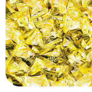 Butter ‘N’ Cream Hard Candy | 3 Pound Bulk Pack | Buttercream Candy for Buffets and Nostalgic Treat Jars - Crazy Outlet Candy Store