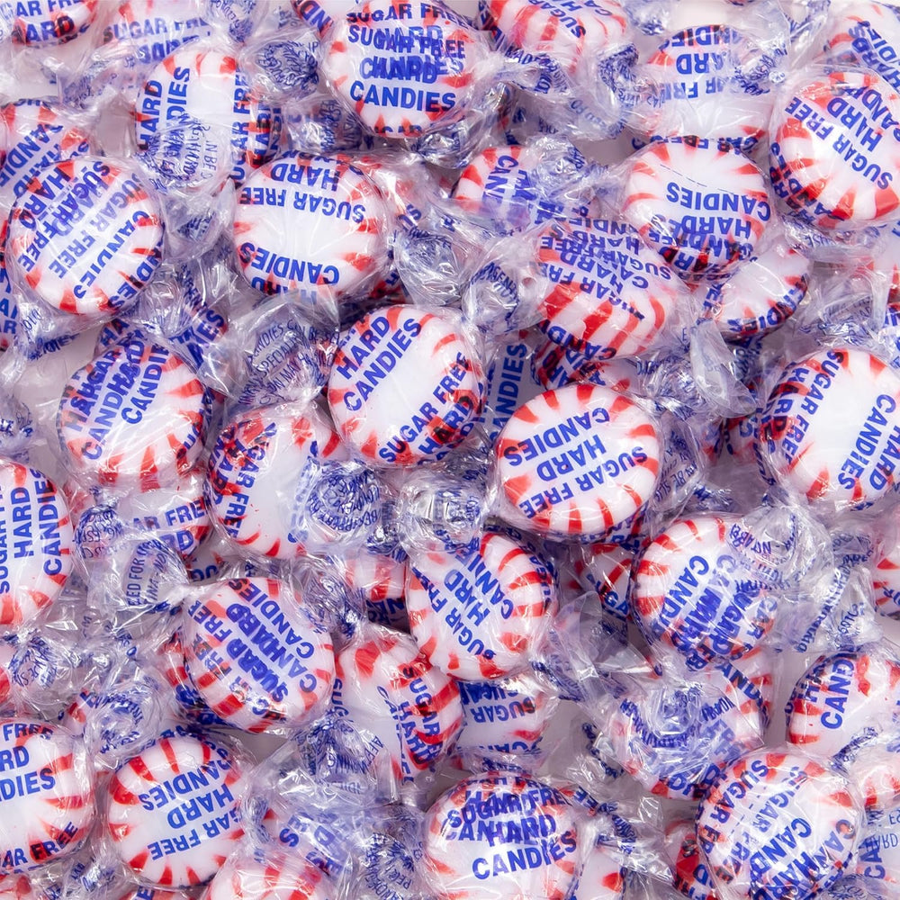 Sugar-Free Starlight Mints| 1 Pound Pack | Peppermint Hard Candy