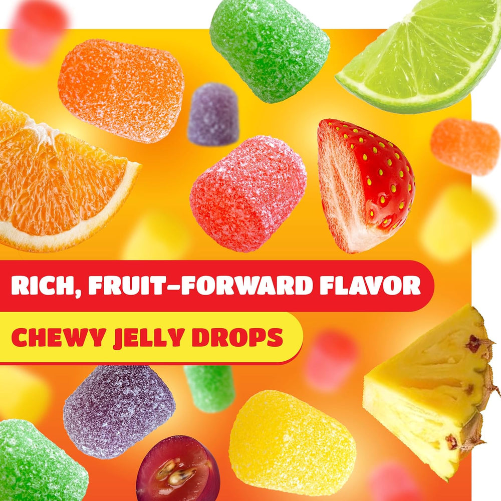 Gum Drops - 2 Pound Bulk Pack - Jelly Candy - Assorted Fruit Flavors