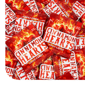 Cinnamon Imperial Hearts - 1 Ounce Pouch (24 Count) - Hot Cinnamon Can