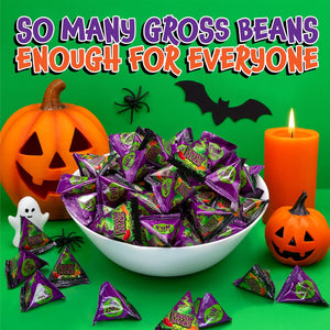 Ewww Beans Gross Jelly Beans - 60 Count Bag (12 Oz) - Weird Candy - Nasty Flavors - Halloween Candy Individually Wrapped - Prank Candies for Challenge Party Games by Funtasty