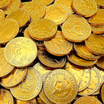 Gold Coins Milk Chocolate | 1 Pound Pack | 1.5 Inches Each - Crazy Outlet Candy Store