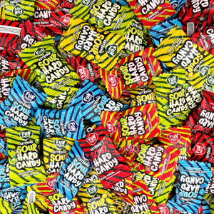 Extreme Sour Hard Candy Mix | 2 Pound Pack | Strawberry, Blue Raspberry, Black Cherry, Lemon, Green Apple - Crazy Outlet Candy Store