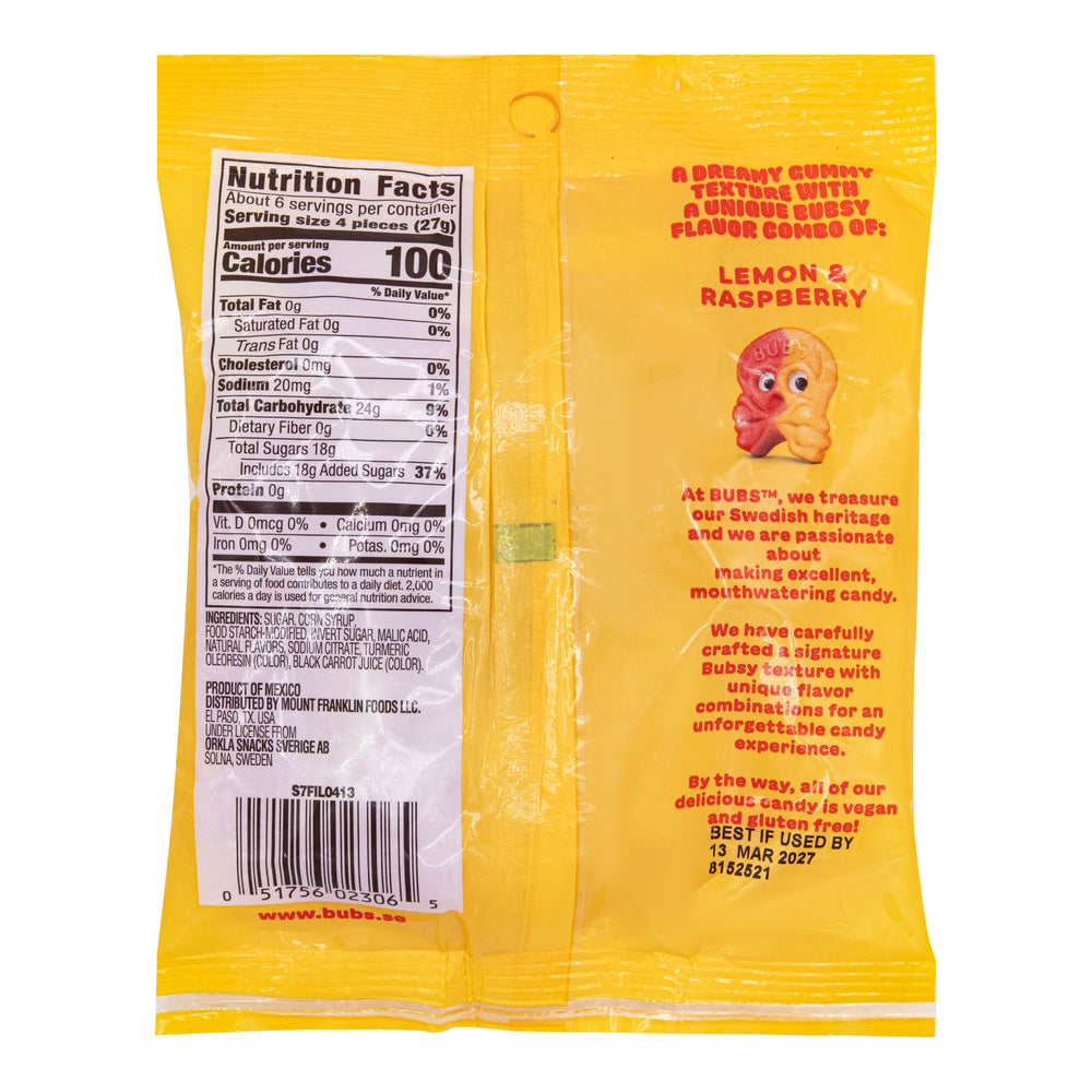 BUBS Swedish Candy Variety Pack – 4 Flavors (5.5 oz Each)