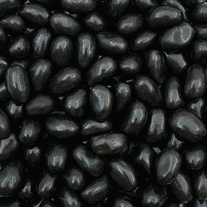 Black Licorice Jelly Beans – Bulk 22 lb Case | 50 Cases per Pallet | Wholesale Candy