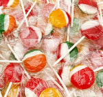 Mixed Flat Lollipops – 3-Color Assortment | 30.8 lb Bulk Case | 50 Cases per Pallet | Wholesale Candy - Crazy Outlet Candy Store