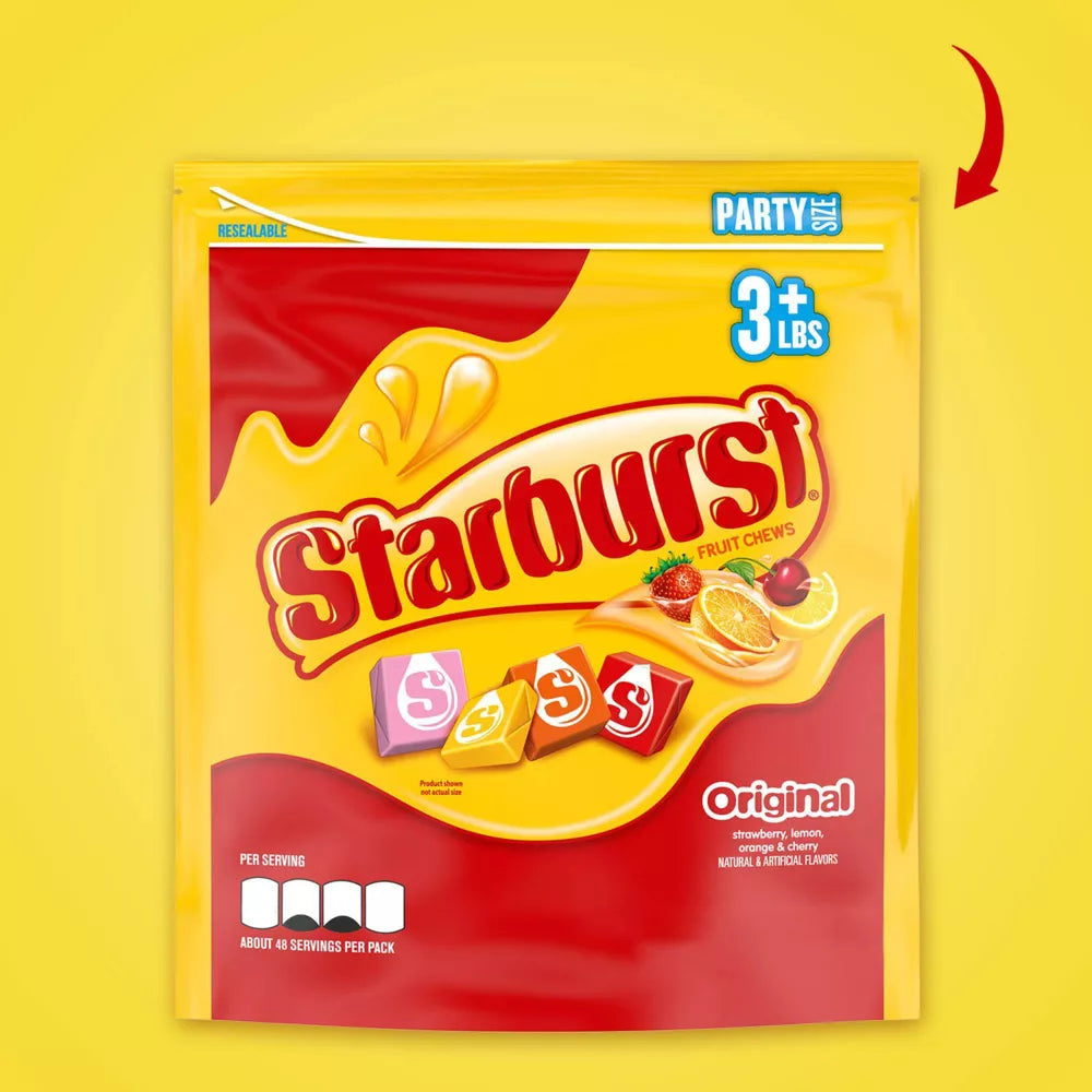 Starburst Original Party Size Chewy Candy - Crazy Outlet Candy Store