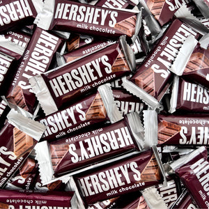 HERSHEY'S Milk Chocolate Candy Bar, Snack Size (2-Pound Pack) - Crazy Outlet Candy Store