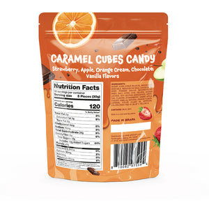 Caramel Cubes Candy Mix | 2 Pound Bulk Pack | Filled Creamy Caramels Individually Wrapped - Crazy Outlet Candy Store