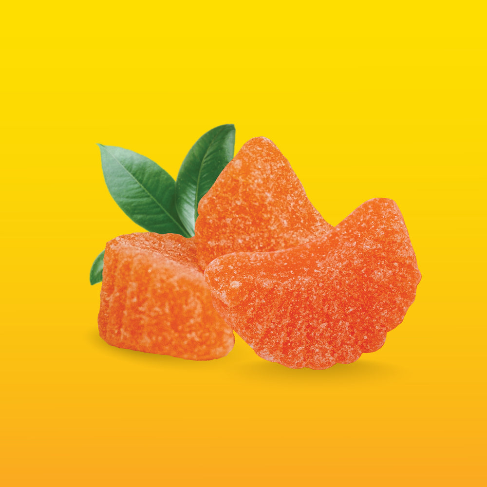 Orange Slices Jelly Candy, Sugar-Dusted, Unwrapped