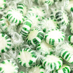 Starlight Spearmint Discs Hard Candy, White Green Colors Candy, Bulk 3 Pounds - Crazy Outlet Candy Store