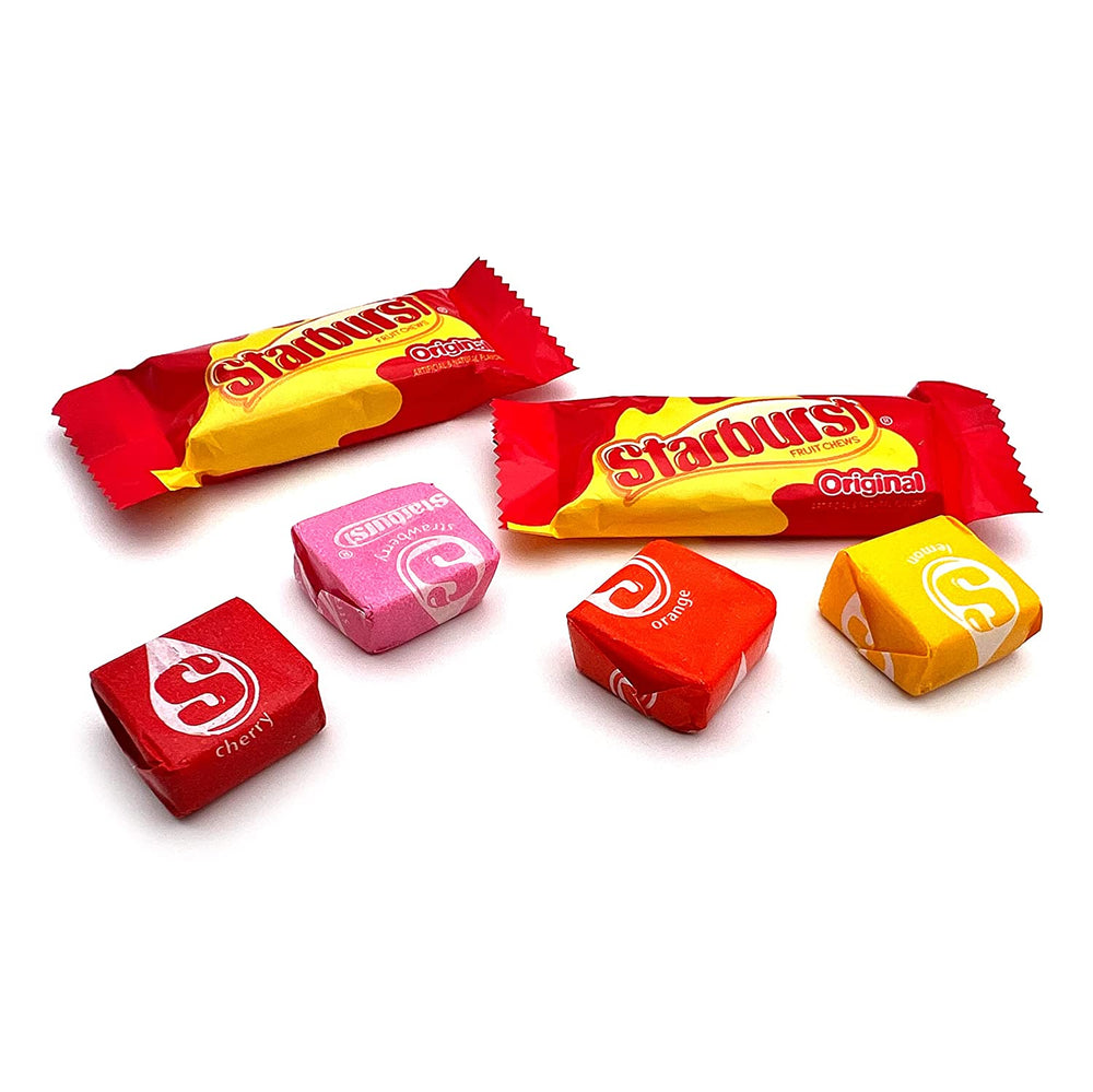 STARBURST Original Fruit Chews Gluten-Free Valentine's Candy, Fun Size, Bulk Pack 2 Lbs - Crazy Outlet Candy Store