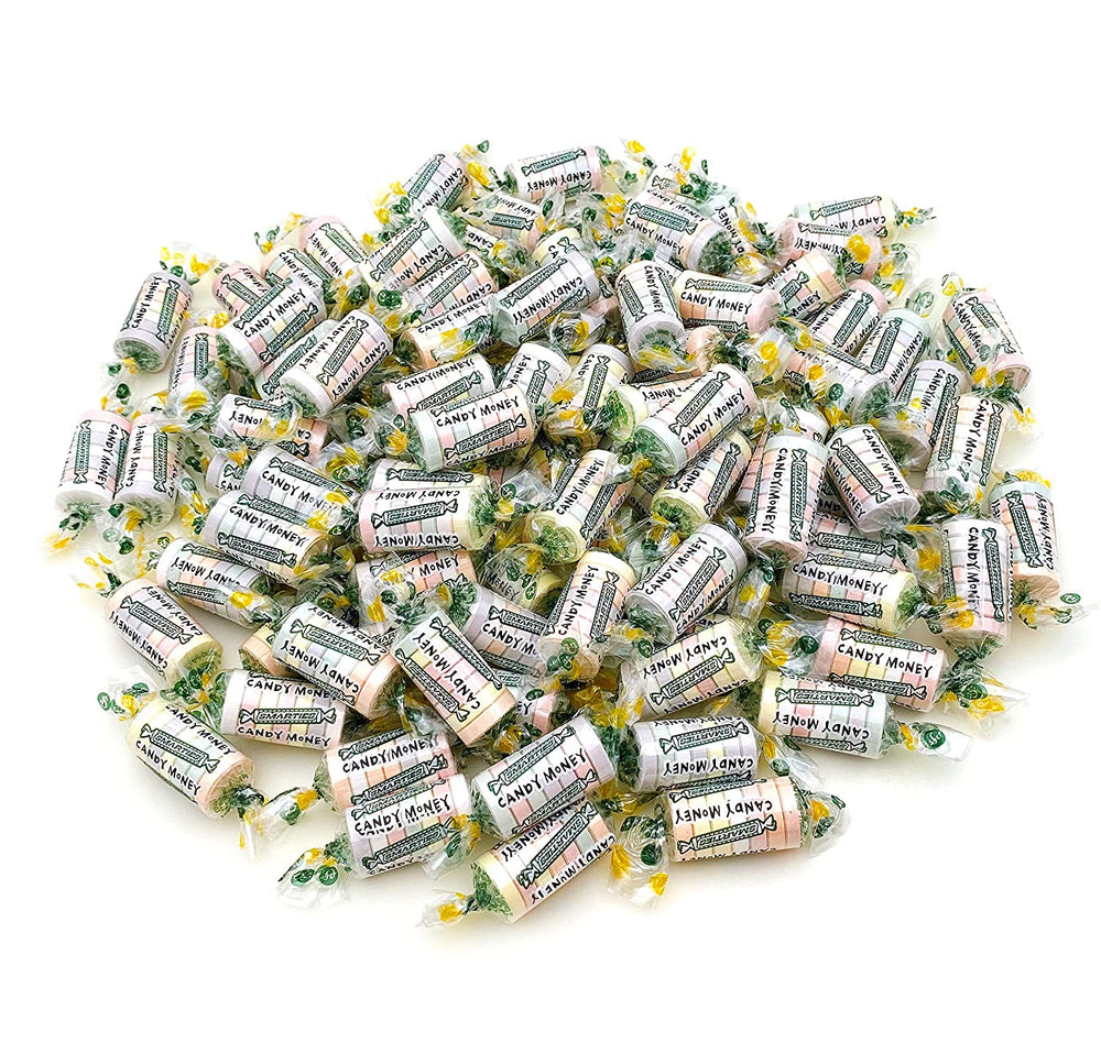 Smarties Money Rolls Candy, Bulk Pack 2 Pounds - Crazy Outlet Candy Store